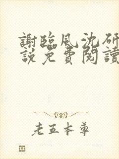 谢临风沈研卿小说免费阅读最新章节