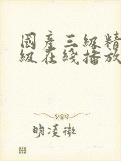 国产三级精品三级在线播放