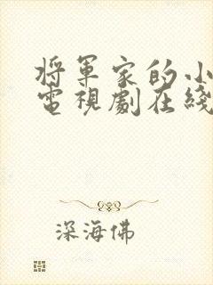 将军家的小娘子电视剧在线观看免费高清版