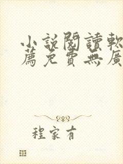 小说阅读软件推荐免费无广告