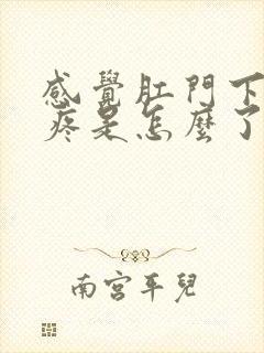 感觉肛门下坠胀疼是怎么了