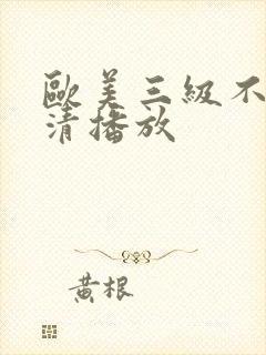 欧美三级不卡高清播放