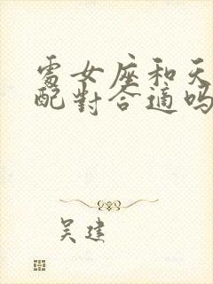 处女座和天秤座配对合适吗