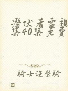 潜伏者电视剧全集40集免费观看