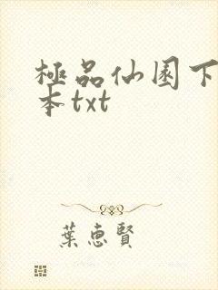 极品仙园下载全本txt