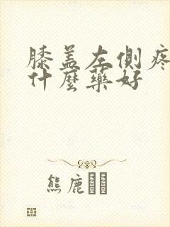 膝盖左侧疼痛用什么药好