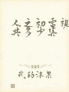 人之初电视剧一共多少集