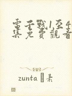 电子战1至40集免费观看完整版