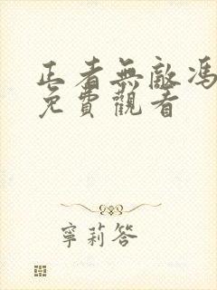 正者无敌冯天魁免费观看