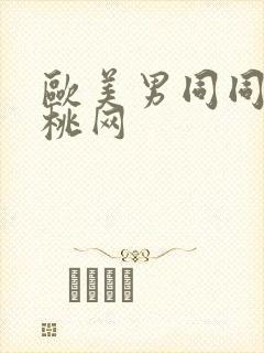 欧美男同同性分桃网