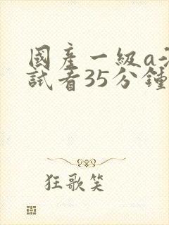 国产一级a淫片试看35分钟封面