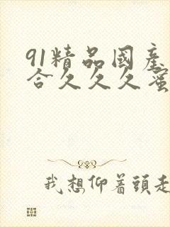 91精品国产综合久久久蜜臀