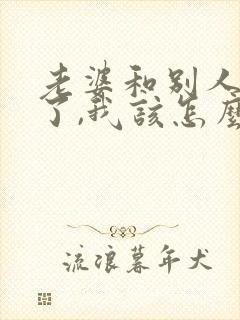 老婆和别人出轨了,我该怎么处理第三者