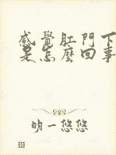 感觉肛门下坠感是怎么回事