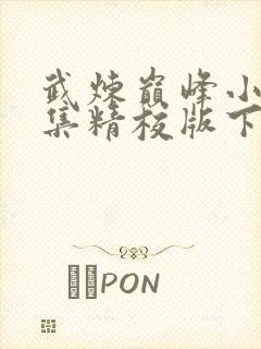 武炼巅峰小说全集精校版下载