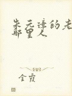 朱元璋的老家是哪里人