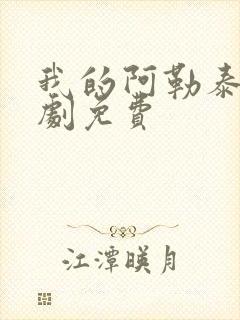 我的阿勒泰电视剧免费封面