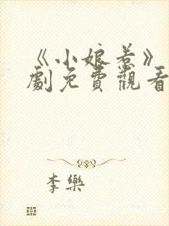 《小娘惹》电视剧免费观看全集