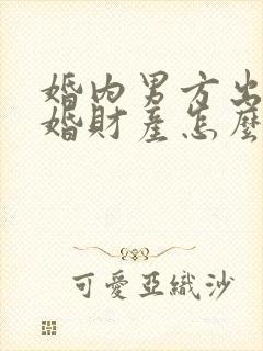 婚内男方出轨离婚财产怎么分