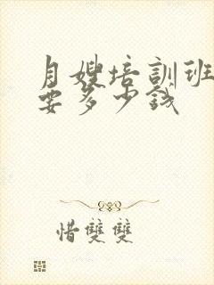 月嫂培训班费用要多少钱