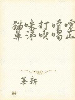 猫咪打喷嚏不流鼻涕吃喝正常