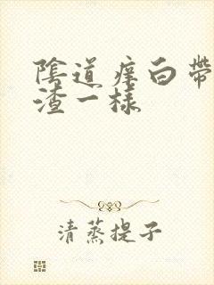 阴道痒白带豆腐渣一样