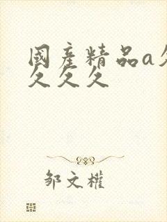 国产精品a久久久久久