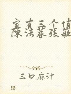 家有三个俏媳妇陈法蓉张敏