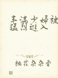 丰满少妇被男人猛烈进入