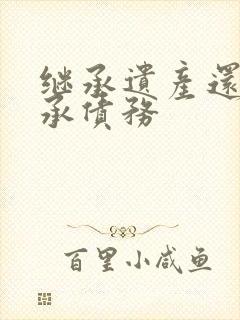 继承遗产还要继承债务