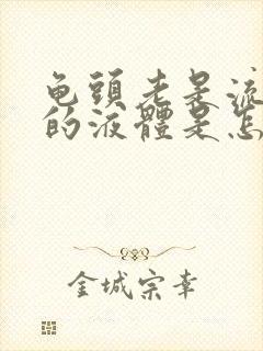 龟头老是流透明的液体是怎么回事