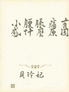 小腹胀痛有下坠感什么原因女性