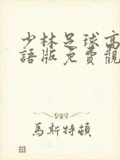 少林足球高清国语版免费观看封面