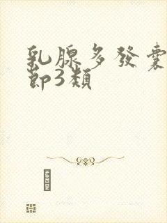 乳腺多发囊性结节3类