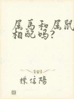 属马和属鼠婚姻相配吗?