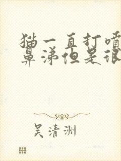 猫一直打喷嚏流鼻涕但是很精神很好