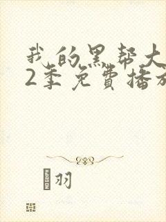 我的黑帮大佬第2季免费播放在线看