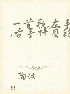 一首歌,左手,,右手什么的