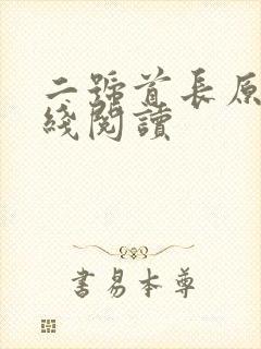 二号首长原版在线阅读