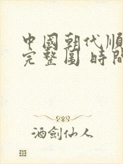 中国朝代顺序表完整图 时间表封面