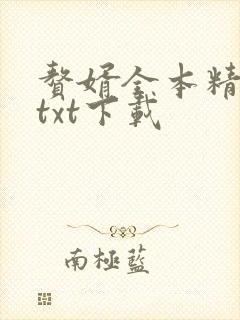 赘婿全本精校版txt下载