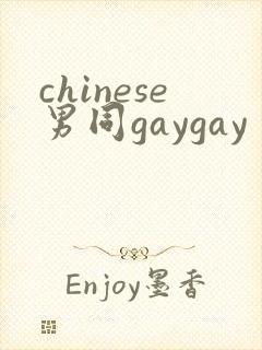 chinese男同gaygay