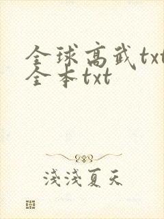 全球高武txt全本txt