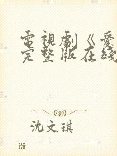 电视剧《爱你》完整版在线观看免费