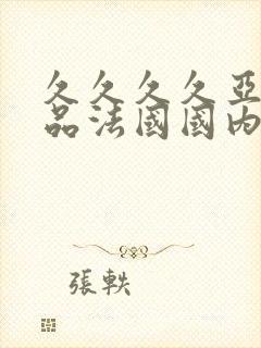 久久久久亚洲精品法国国内产一级