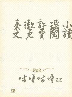 秦彻许瑶小说全文免费阅读最新章节