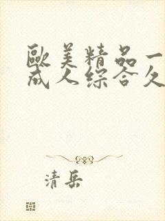 欧美精品一国产成人综合久久封面