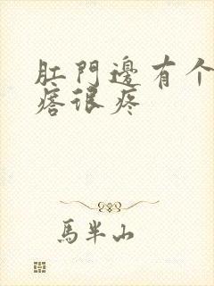 肛门边有个硬疙瘩很疼