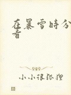 在暴雪时分哪里看