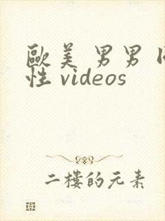 欧美 男男 同性 videos